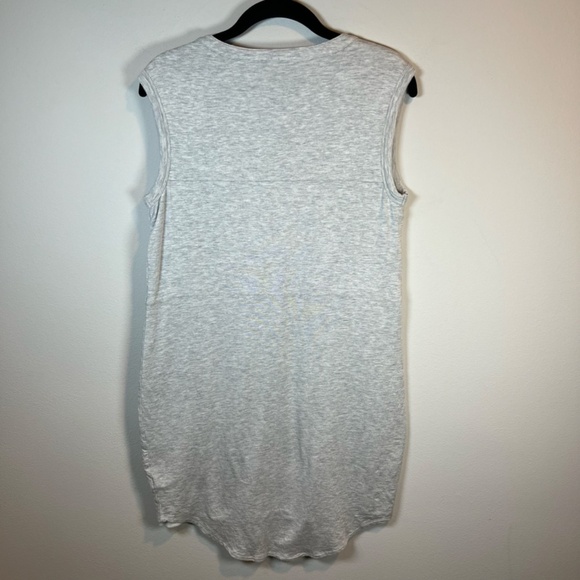 Athleta Women's Hayden Shift Dress Light Gray Soft Jersey Lined Sleeveless Small - Picture 7 of 12